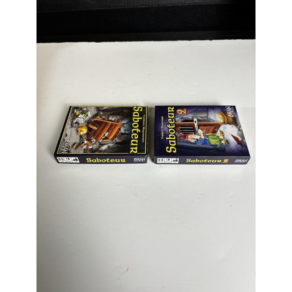 Lot Of Two Games - Saboteur And Saboteur 2 Complete Card Game Sets VG Condition - Picture 5 of 16